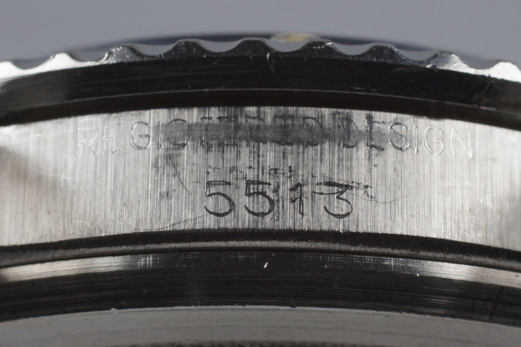1963 Rolex Submariner 5513 Glossy Gilt UNDERLINE Dial