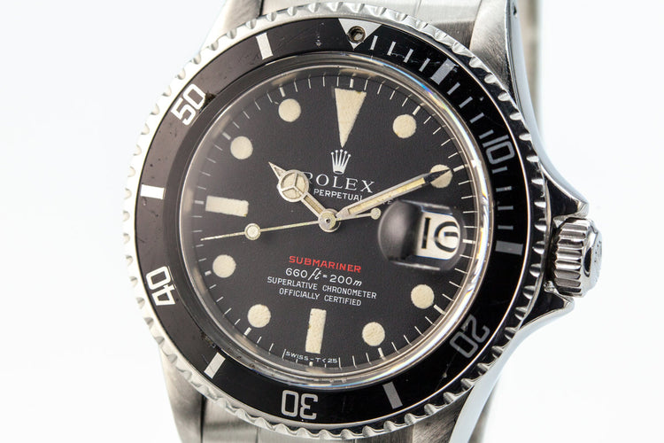 1970 Rolex Red Submariner Mark IV Dial