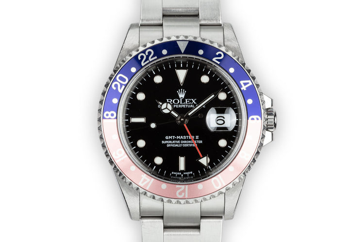 2001 Rolex GMT-Master II 16710 "Pepsi" with Box and Papers