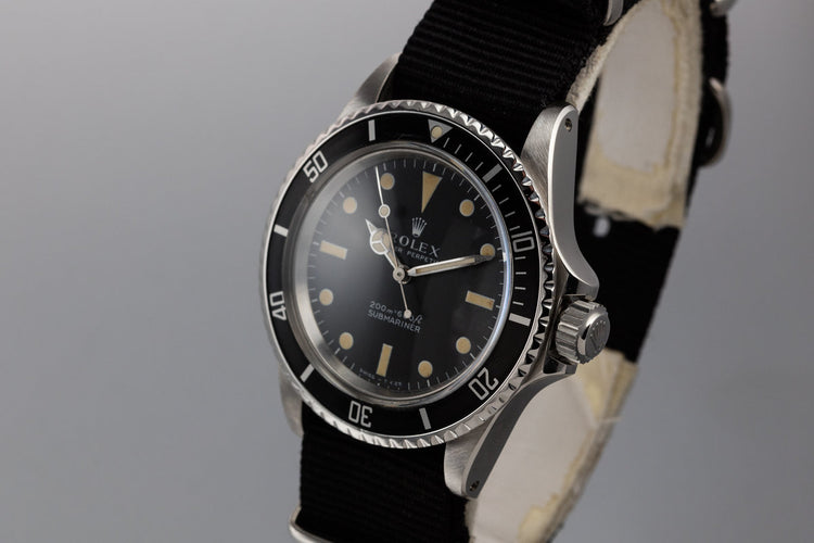 1967 Rolex Submariner 5513 Meters First Dial