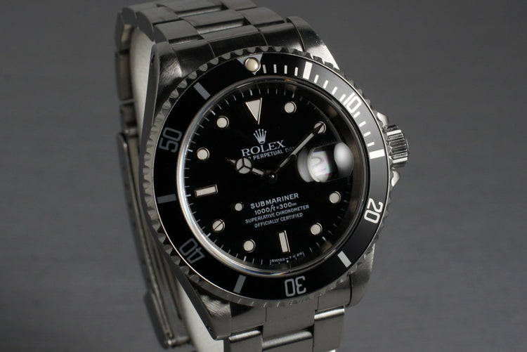 1995 Rolex Submariner 16610