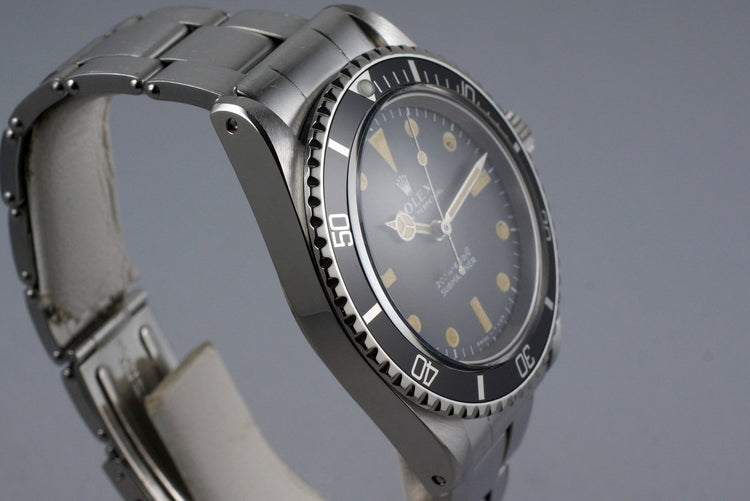 1967 Rolex Submariner 5513 Meters First Dial with RSC Papers