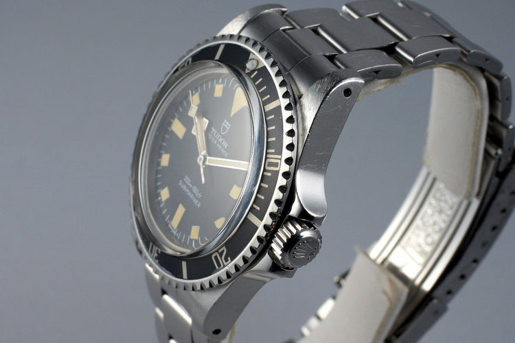 1977 Tudor Submariner 94010 Black Snowflake Dial