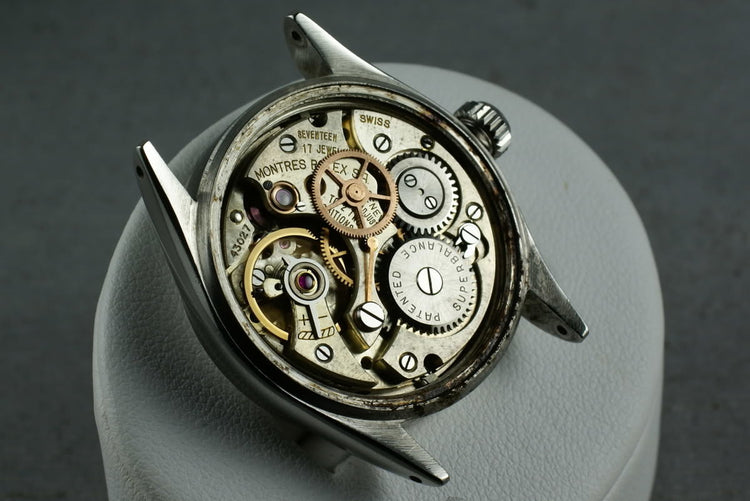 Rolex Oysterdate precision 6266 White Waffle Dial