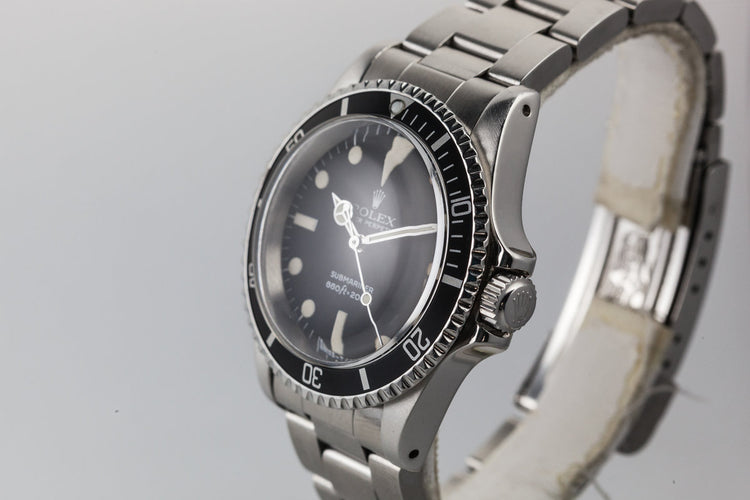 1977 Rolex Submariner 5513 with Mark 2 Maxi Dial