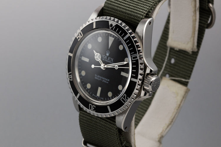 1983 Rolex Submariner 5513 with Mark V Maxi Dial