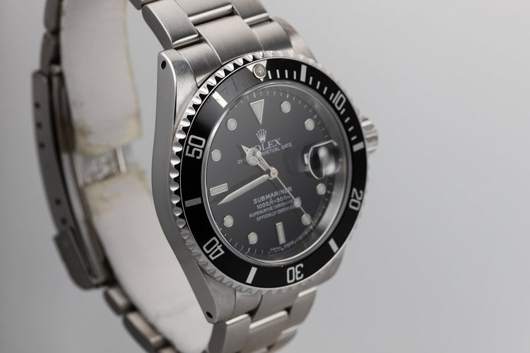 2001 Rolex Submariner 16610