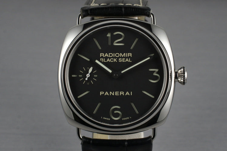 2007 Panerai Radiomir Black Seal PAM 183 with Box and Papers