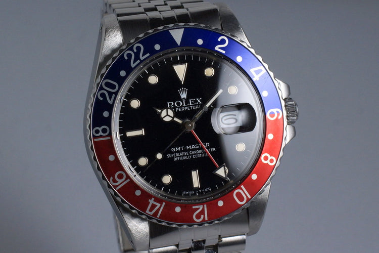 1988 Rolex GMT 16750 with Box and Papers