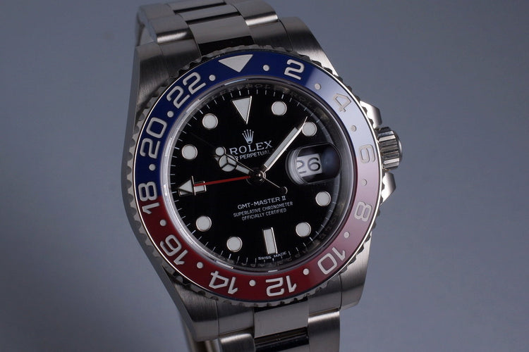 2014 Rolex WG GMT II 116719BLRO with Box and Papers