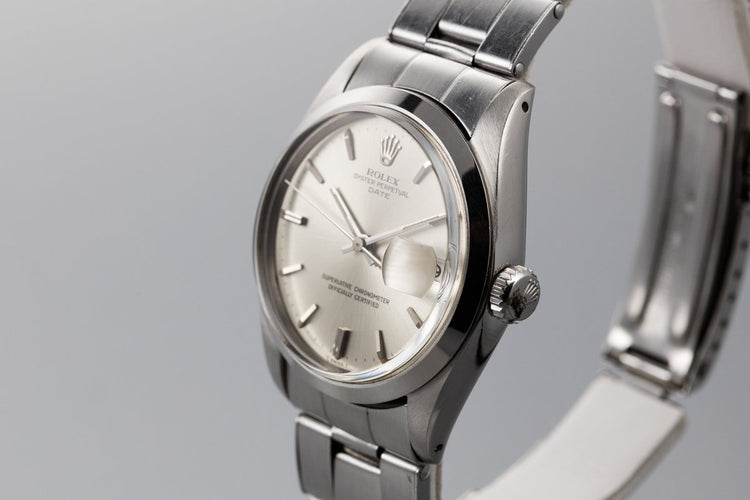 1967 Rolex Date 1500 Silver Dial