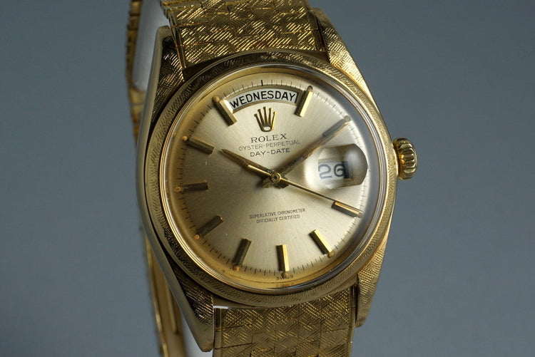 1963 Rolex YG Day-Date 1806 with Morellis Finish