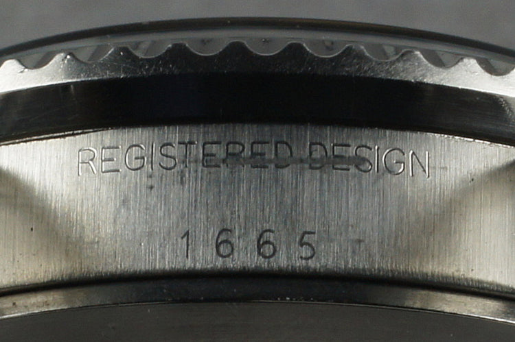 1978 Rolex Sea Dweller 1665 Rail Dial