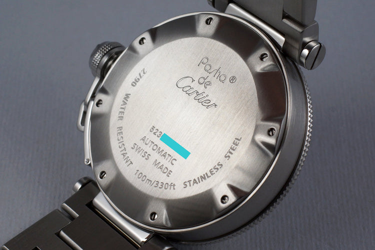 Cartier Pasha Sea Timer 2790 Black Dial