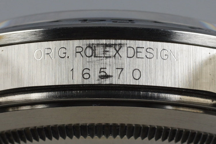 1997 Rolex Explorer II 16570 White Dial