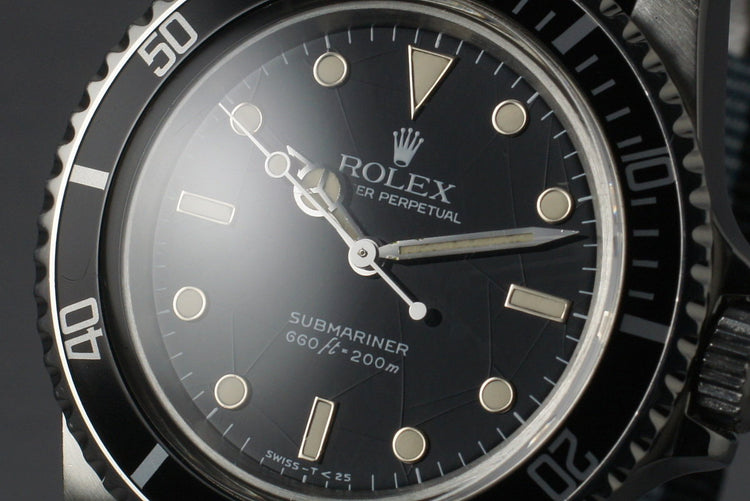 1984 Rolex Submariner 5513 with Rolex Service Papers
