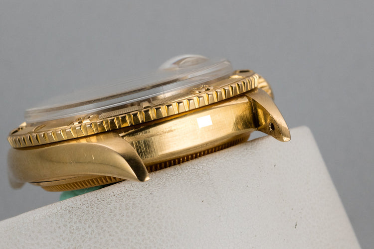 1956 Rolex 18K YG DateJust 6609 "Thunderbird" with Service Papers