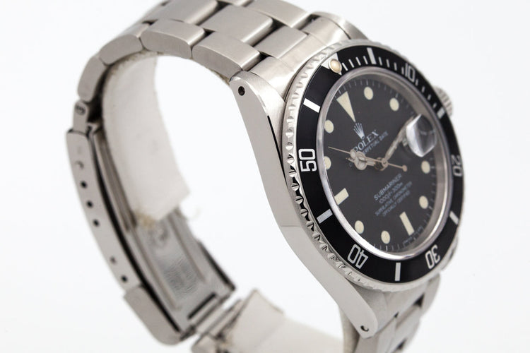 1982 Rolex Submariner 16800 Matte Dial