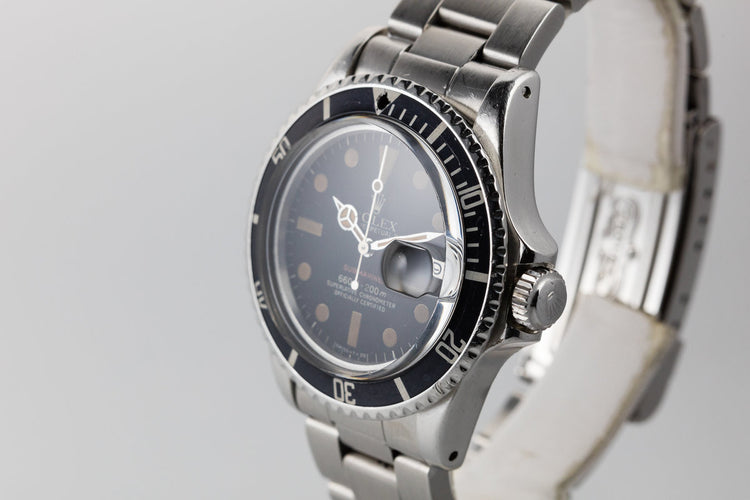 1973 Rolex Red Submariner 1680 MK VI Dial