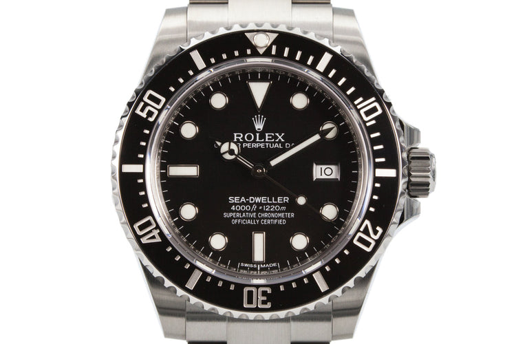 2016 Rolex Ceramic Sea Dweller 116600 with Box and Papers