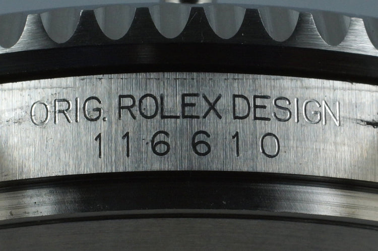 2010 Rolex Submariner 116610 with Box and Papers