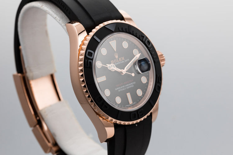 2016 Rolex 18K Ever Rose Yacht-Master 116655 with Box and Papers