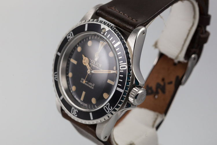1965 Rolex Submariner 5513 Glossy Gilt Dial