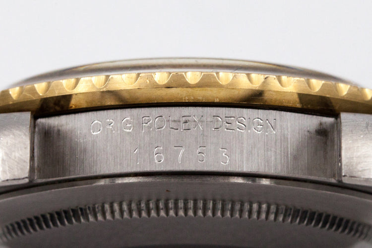 1981 Rolex Two Tone GMT 16753 Root Beer Dial