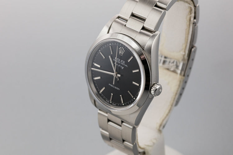 1995 Rolex Air-King 14000 Black Dial