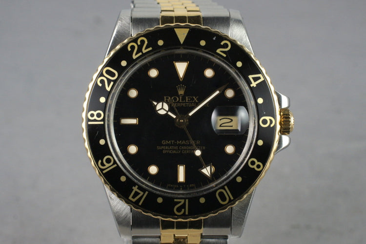 1985 Rolex 18K/SS GMT 16753
