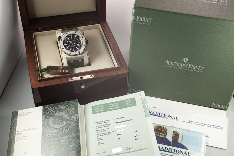 2011 Audemars Piguet Royal Oak Offshore Diver 15703ST.00.A002CA.01 with Box and Papers