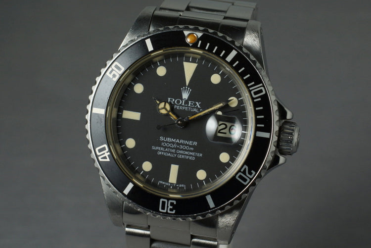 1981 Rolex Submariner 16800