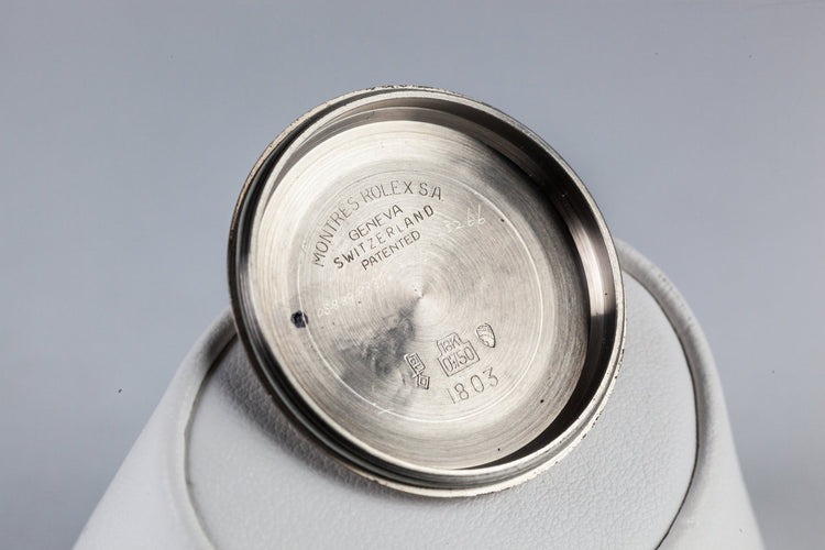 1966 Rolex 18K WG Day-Date 1803 No Lume Dial Day and date wheels Printed in Arabic