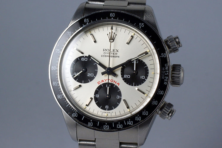1979 Rolex Daytona 6263 Silver Big Red Daytona Dial