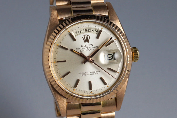 1968 Rolex Rose Gold Day-Date 1803