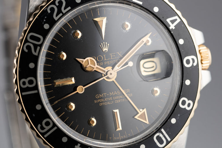 1978 Rolex Two Tone GMT-Master 1675 with Black Nipple Dial