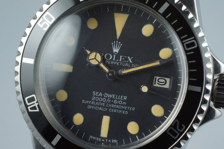 1978 Rolex Sea Dweller 1665 Mark I Dial