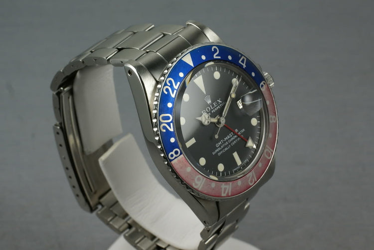 1969 Rolex GMT 1675 Mark 1 with Double Punched Papers