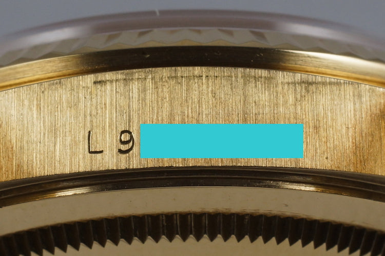 1989 Rolex YG Day-Date 18238 Champagne Dial with RSC Papers