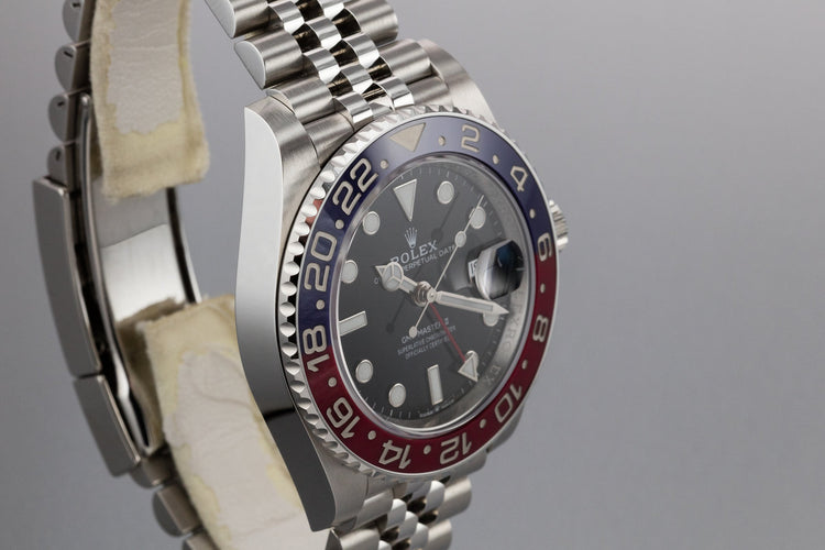 2018 Rolex Ceramic GMT-Master II 126710BLRO with Box and Papers