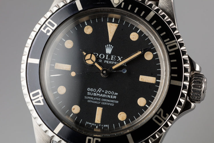 1966 Rolex Submariner 5512 with Serif Dial
