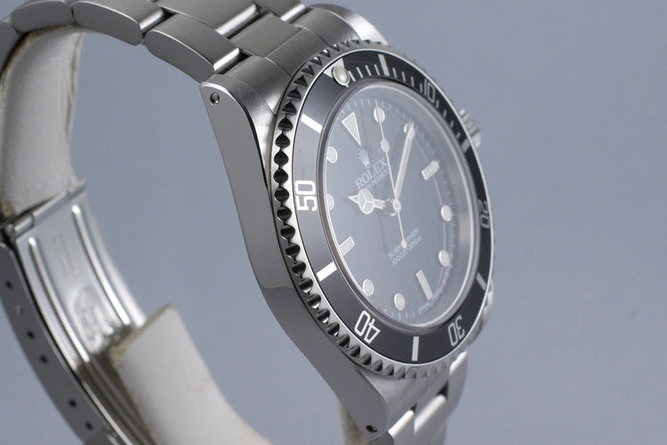 2005 Rolex Submariner 14060M with Box and Papers