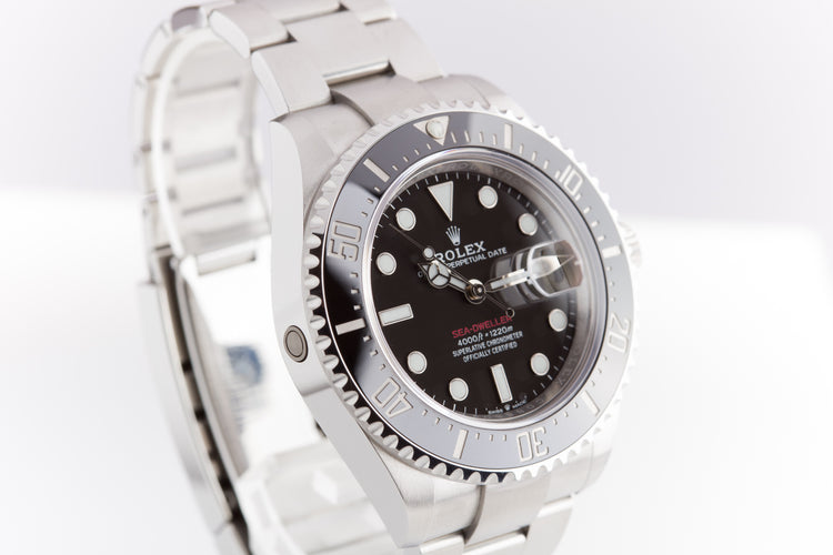 2018 Rolex Red Sea-Dweller 126600 with Box, Booklets, Hangtags & Card