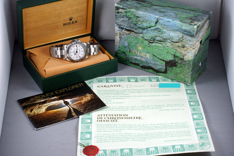 1995 Rolex Explorer II 16570 White Dial with Box and Papers
