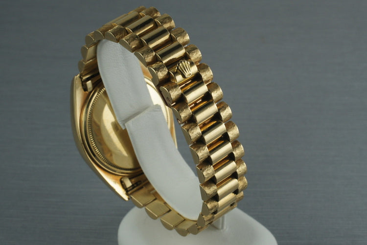 1972 Rolex 18K YG President 1803 Morellis Finish