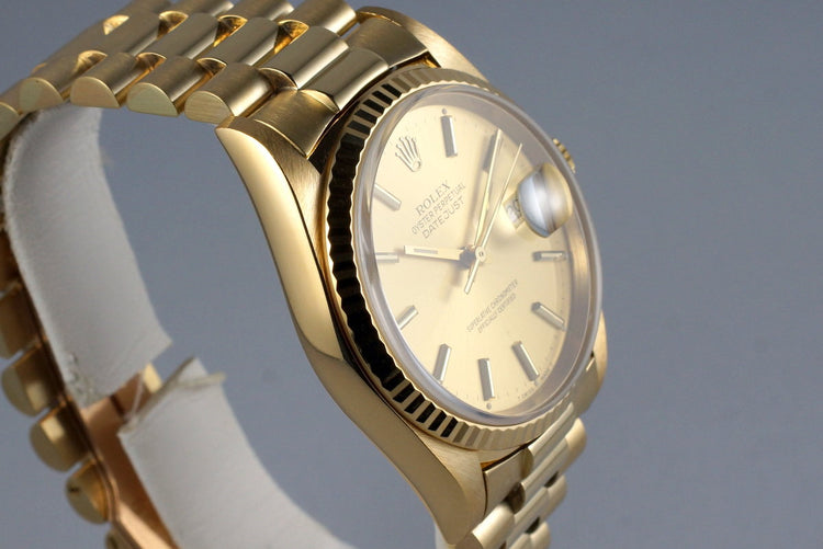 1989 Rolex YG DateJust 16238