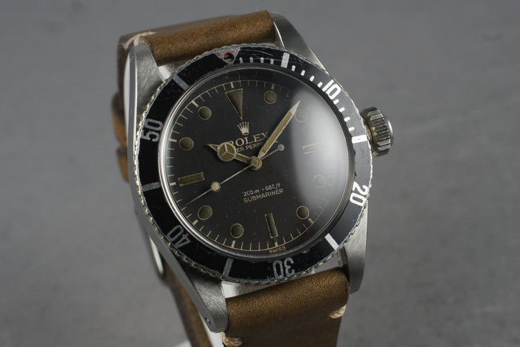 1956 Rolex Submariner Big Crown 6538