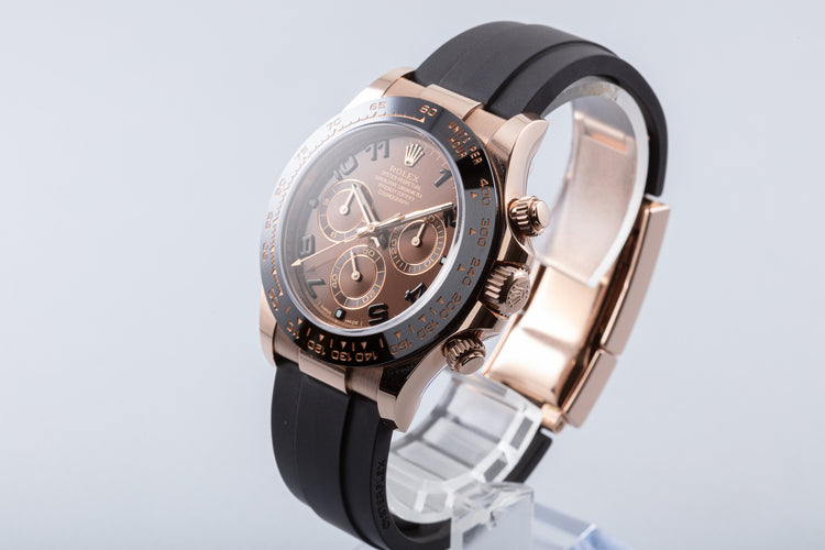 2018 Rolex 18K Everose Gold Daytona 116515LN with Box & Card