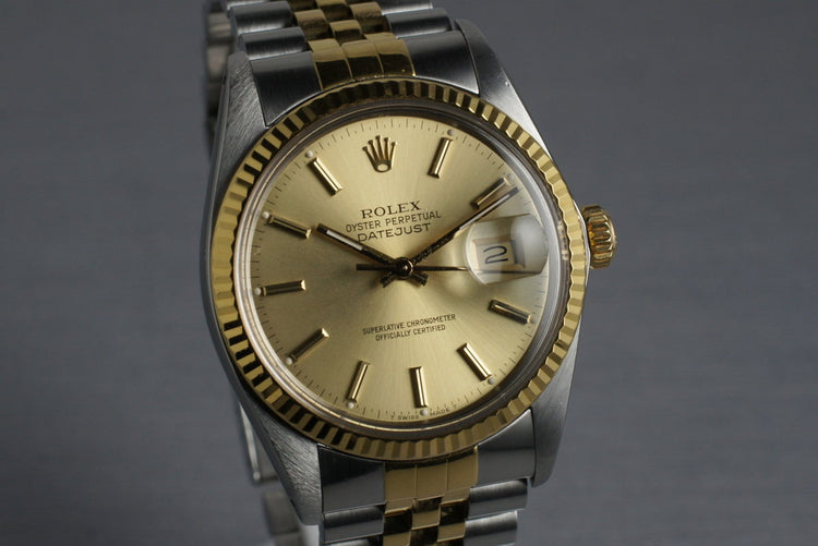 1986 Rolex Two Tone DateJust 16013