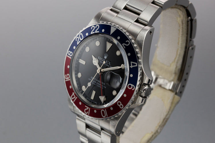 1985 Rolex GMT-Master 16750 Glossy Dial